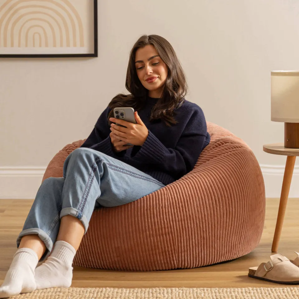 iCON Zitzak Fauteuil Kingston oud roze, foto 6
