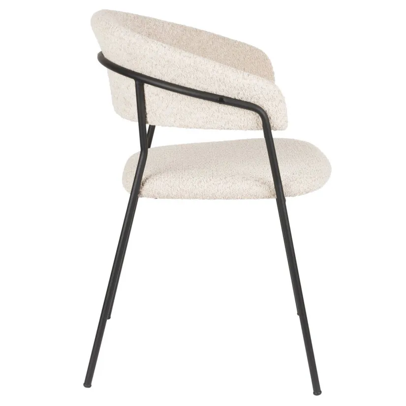 Housecraft Living Zeri eetkamerstoel off-white, foto 4
