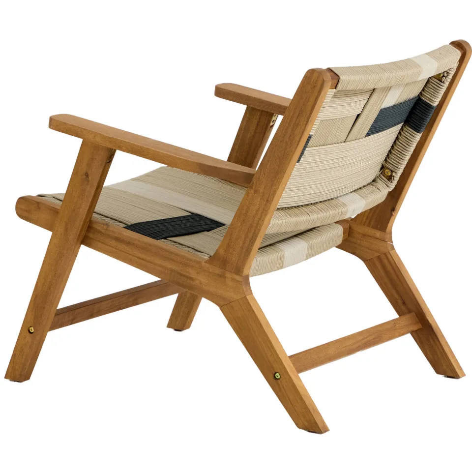 NOUS Garden loungestoel Arte beige/ zwart, foto 4
