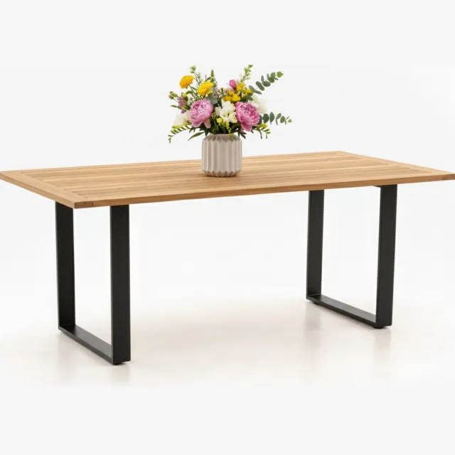Apple Bee Condor Dining Tafel 190 x 95 cm | Zwart Aluminium