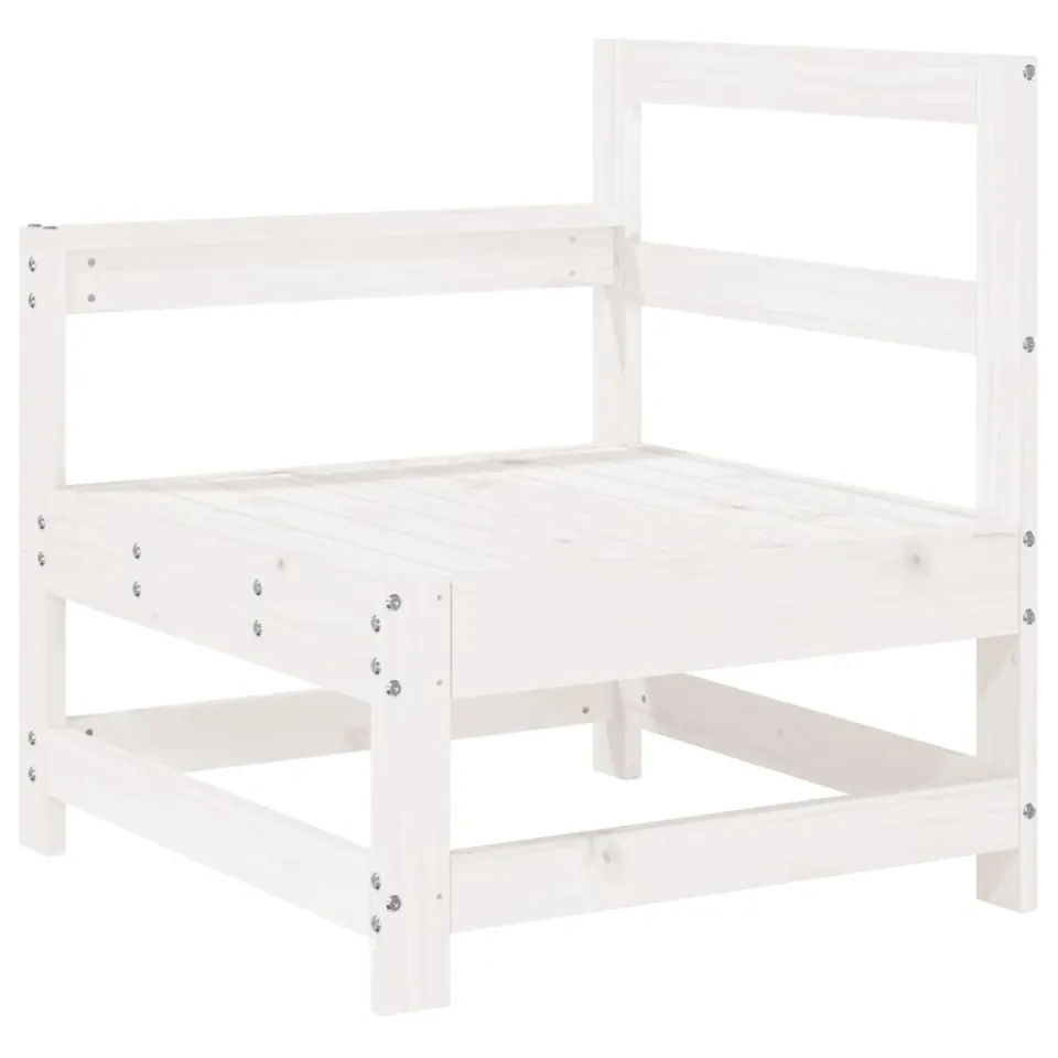 vidaXL 7-delige Loungeset massief grenenhout wit, foto 4