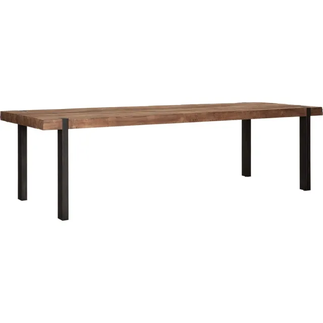 DTP Home Timeless Beam eettafel rechthoekig teakhout naturel - 275 x 100 x 78 cm