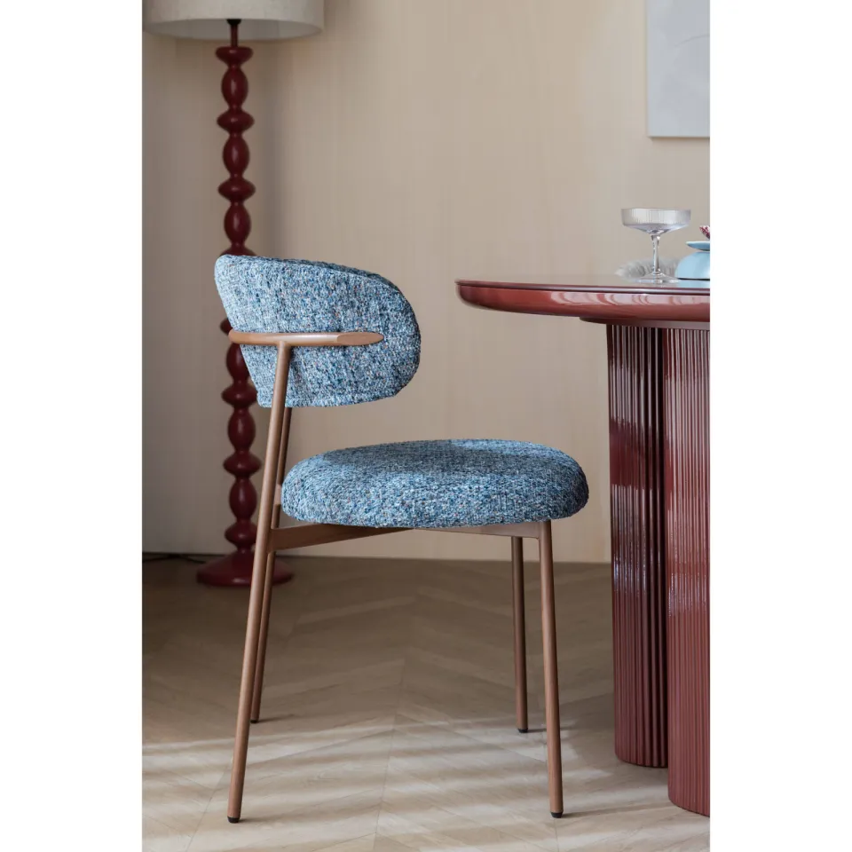 Housecraft Living Claes eetkamerstoel blauw, foto 6