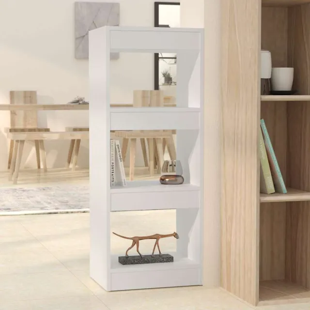 vidaXL Boekenkast/kamerscherm 40x30x103 cm bewerkt hout wit, foto 2
