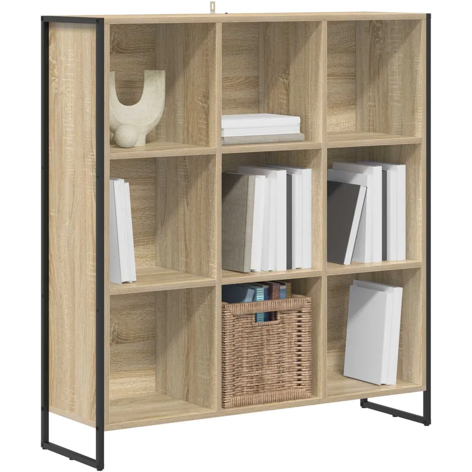 vidaXL Boekenkast Sonoma 99,5 x 30 x 108 cm Bewerkt hout Bruin