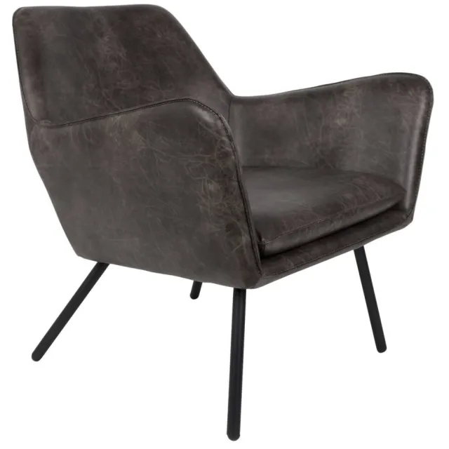 Housecraft Living fauteuil Bon Fauteuil Donkergrijs