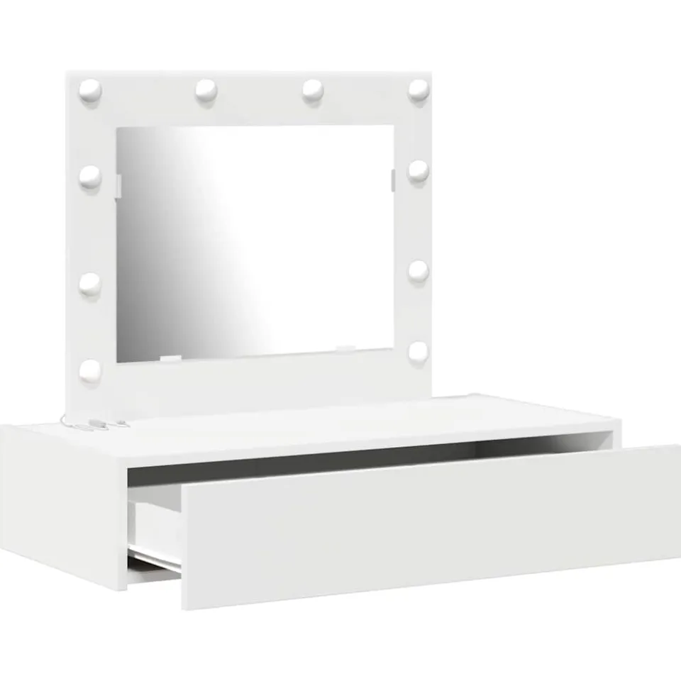 vidaXL Plafondtafel Wit 83 x 40 x 70 cm Bewerkt hout, foto 3
