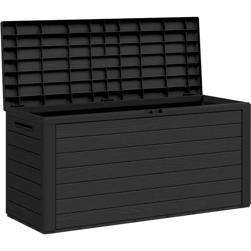 vidaXL Tuinbox 116x44x55 cm antraciet, foto 4