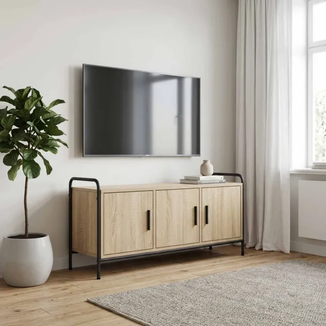 vidaXL Tv-meubel 79,5 x 33 x 50 cm Sonoma Eiken Bewerkt hout Bruin