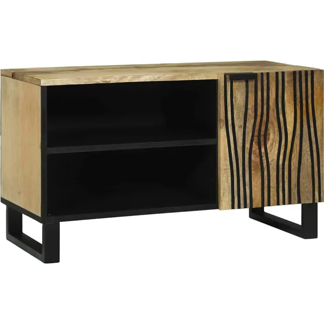 vidaXL TV Eenheden 80 x 33 x 46 cm Bruin Bewerkt hout