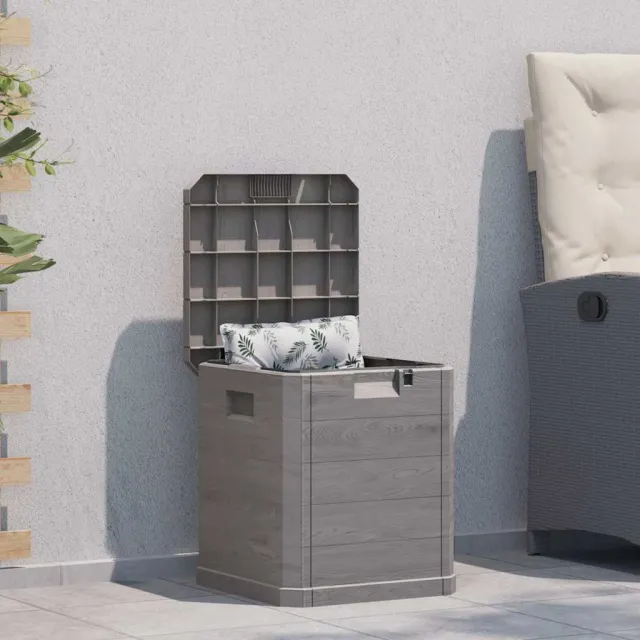 vidaXL Opbergbox voor in de tuin 90 L bruin, foto 2