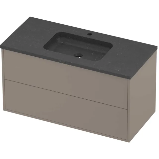 Proline Rollo Badmeubelset Hardsteen Elegant 100x46x54 cm Blue Stone Clay Beige