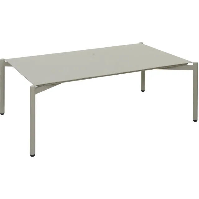 MCW Aluminium tuintafel MCW-O11, outdoor loungetafel koffietafel balkontafel, 105x65cm ~ lichtgroen