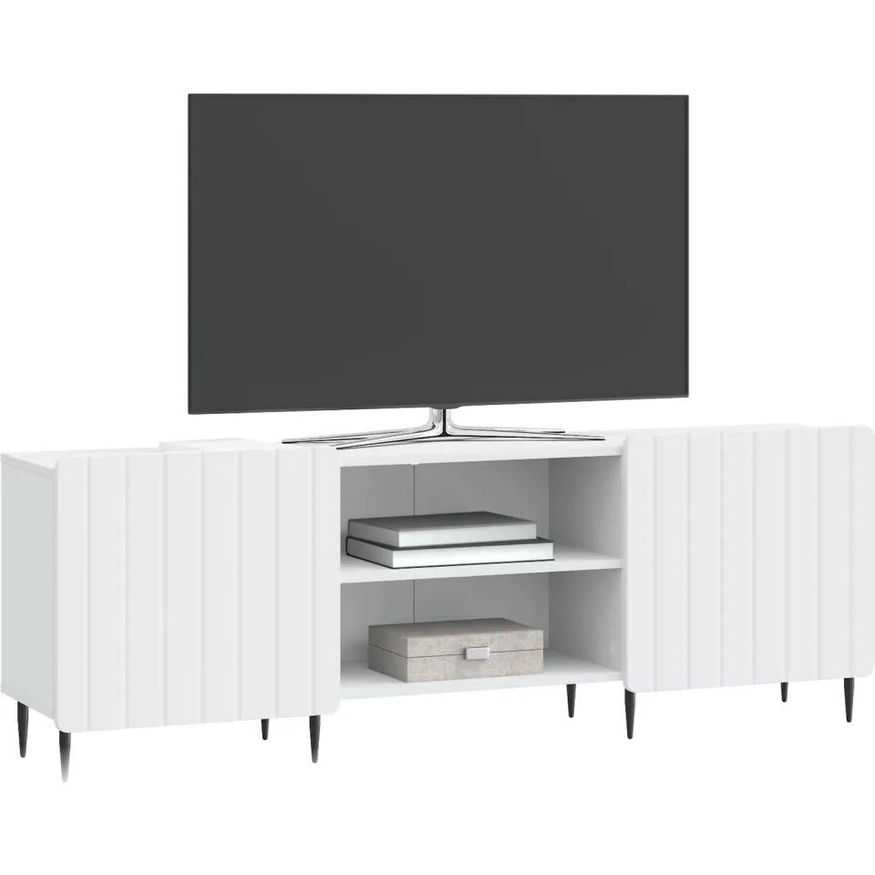 vidaXL TV-kast Wit 150 x 31 x 52 cm Bewerkt hout