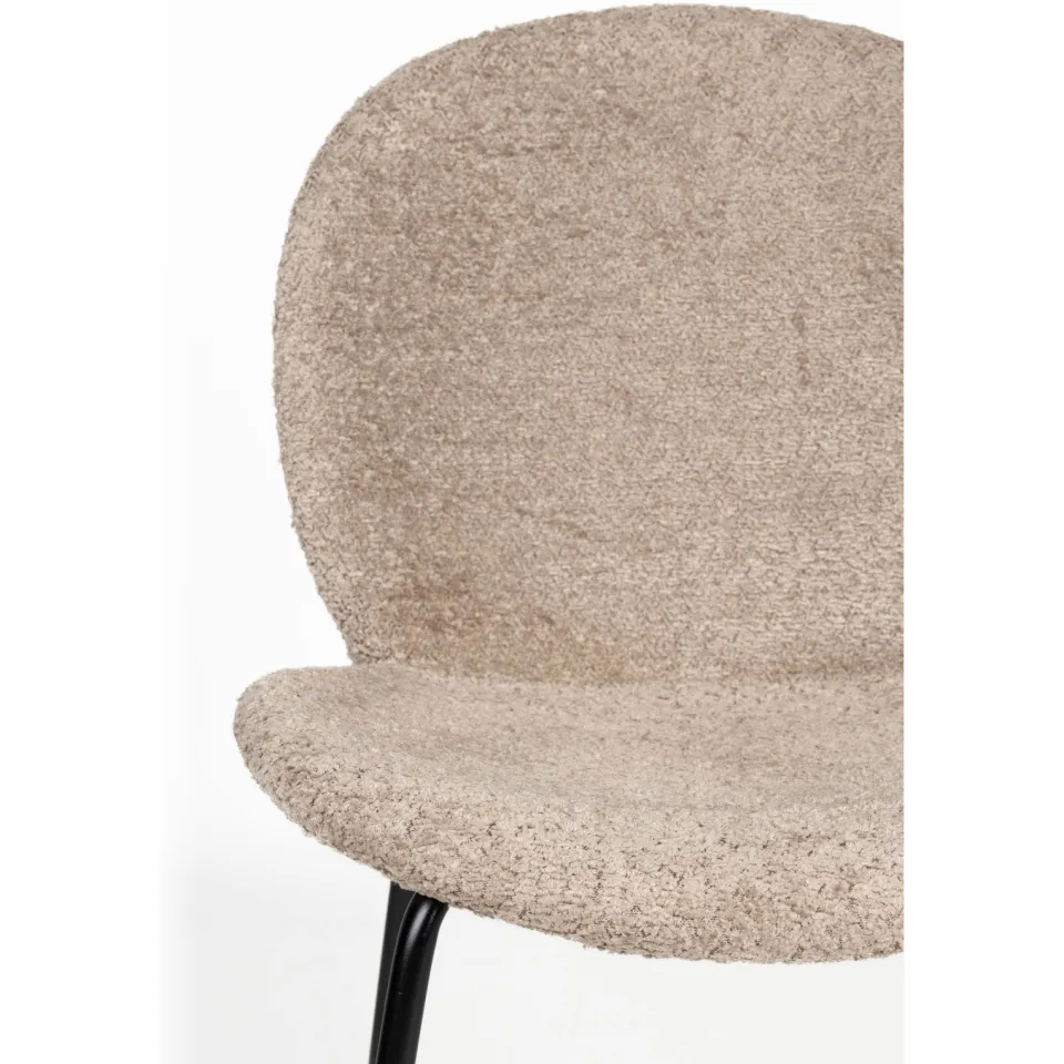 Zuiver Bonnet eetkamerstoel beige, foto 6