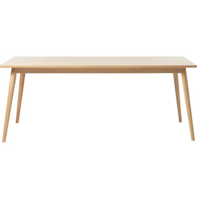 Nordic Home Ivar eiken eetttafel - 90x190 cm - naturel