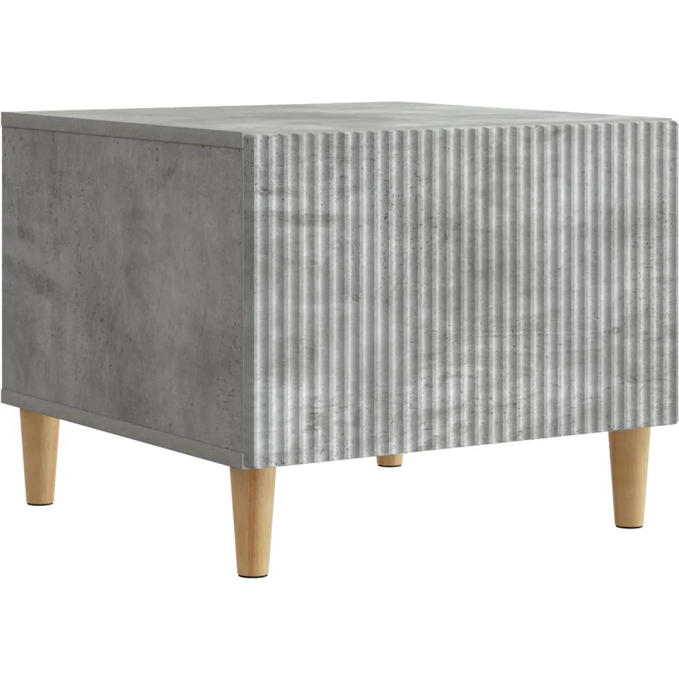 vidaXL Salontafel met lade Betongrijs 49 x 50 x 40 cm Bewerkt hout grijs, foto 4