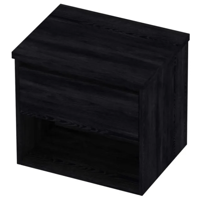 Proline Deck Badmeubelset Met Schap 60x46x55 cm Black Oak Eiken