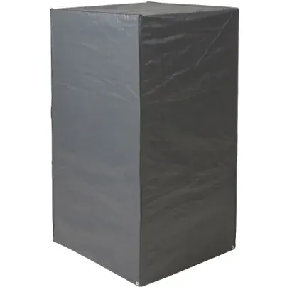 Nature Beschermhoes Voor Gestapelde Stoelen Pe 100 G/m² Antraciet 140x75x70cm Zwart