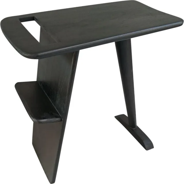 Mister Habitat The O-Voque-magazine bijzettafel-zwart mango hout