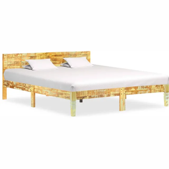 vidaXL Bedframe massief gerecycled hout 180x200 cm Bruin