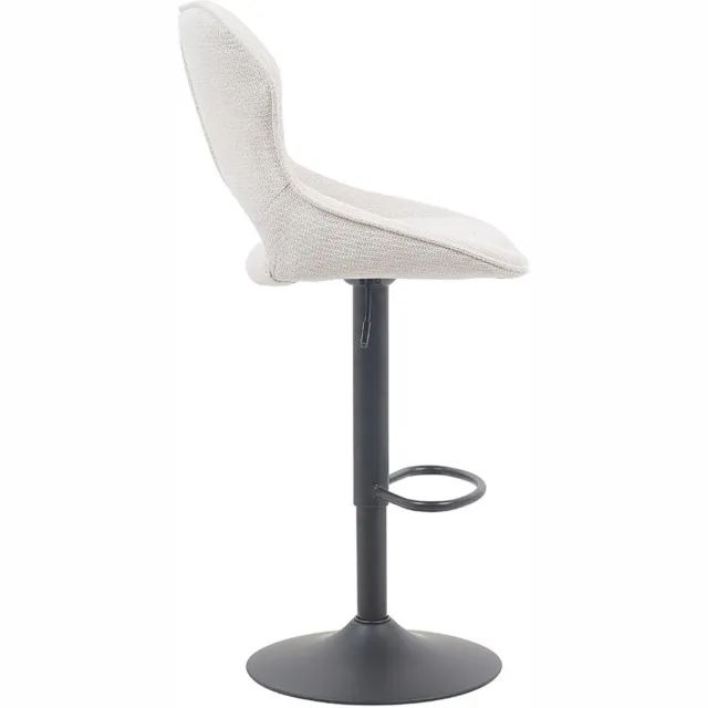 Rousseau Barstoel Mori Beige – Verstelbare Zithoogte 65-86 cm – Draaibaar – Rousseau