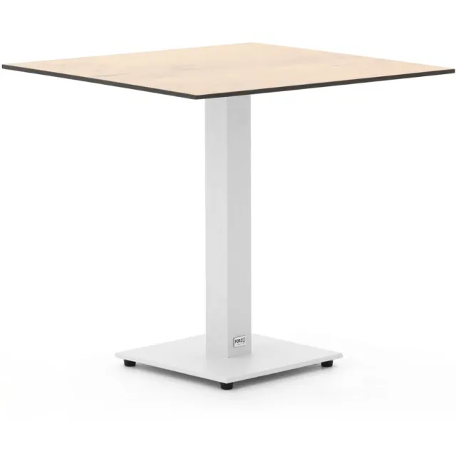 Forza Furniture Forza Orta tuintafel 70x70x73cm wit