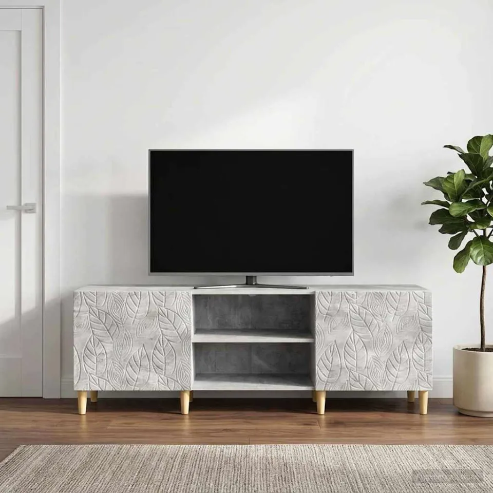 vidaXL TV-kast 150 x 31 x 50 cm Betongrijs Bewerkt hout grijs, foto 3