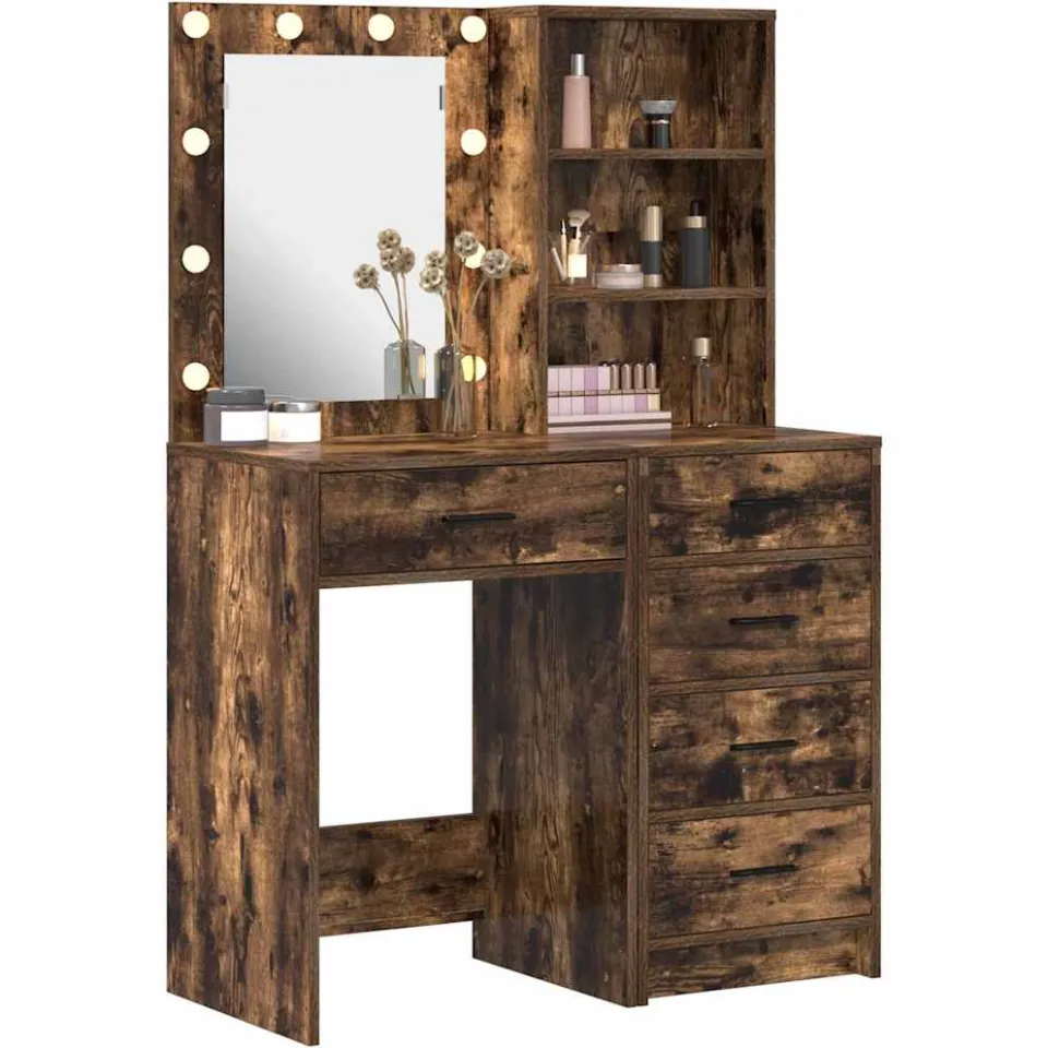 vidaXL Plafondtafel 2 st Bruin 50 x 41 x 135 cm Bewerkt hout