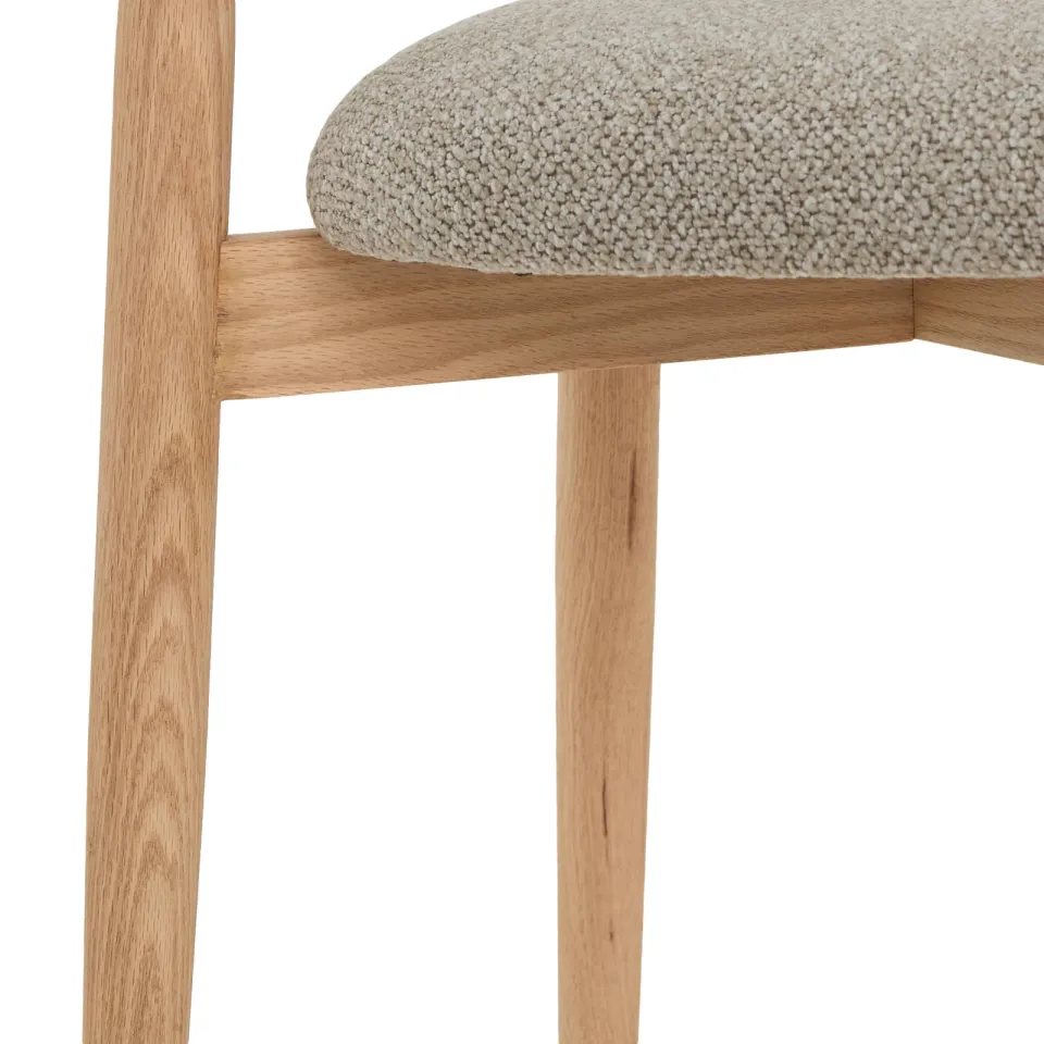 NOUS Living Clair eetkamerstoel taupe, foto 7
