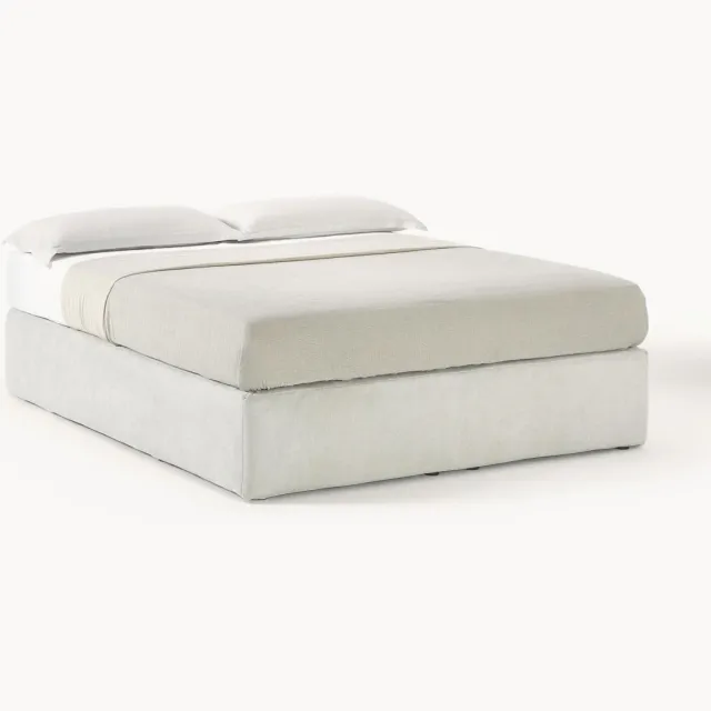 Westwing Collection Boxspringbed Enya Taupe