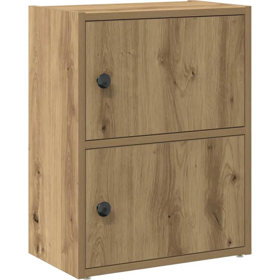 vidaXL Boekenkast 40x24x52 cm bewerkt hout artisanaal eikenkleurig, foto 3