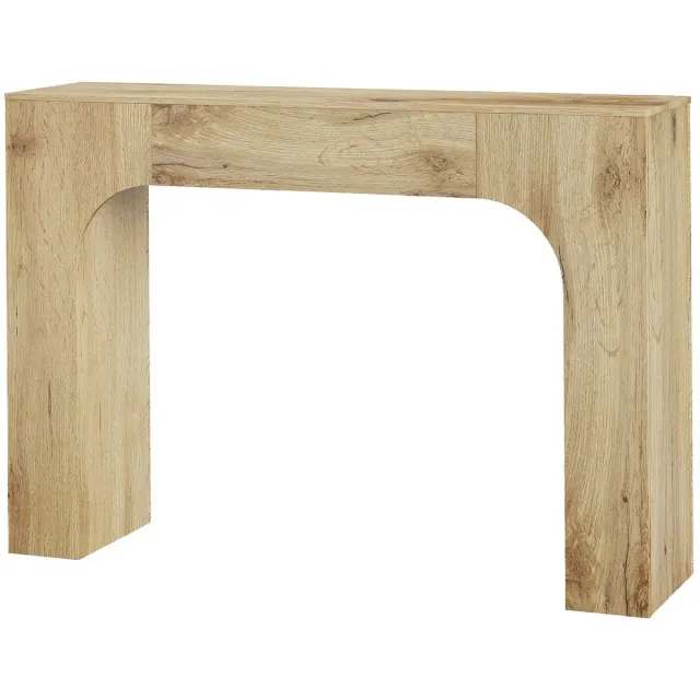 RosaBloom Smalle Entreetafel - Luxe Consoletafel - Haltafel - Ruimtebesparend Ontwerp - Stevige Dragende Constructie - 120x30x84cm - Hout