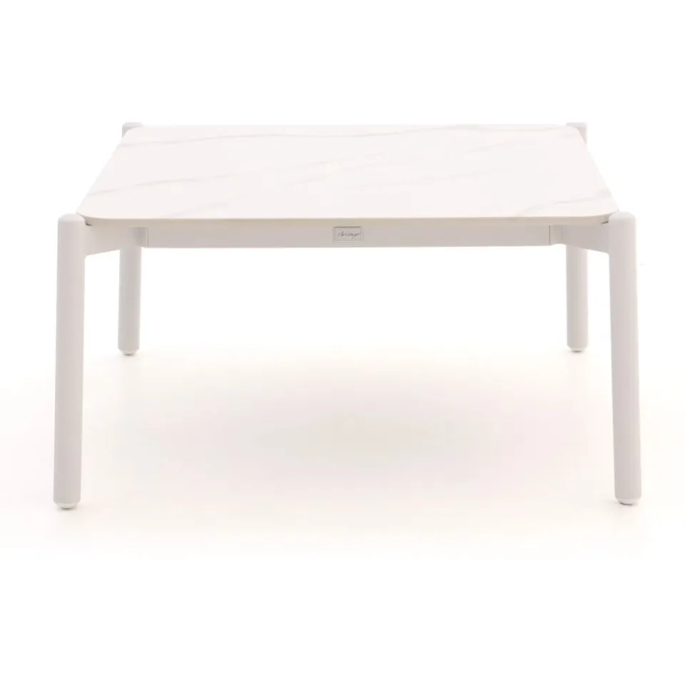 Bellagio tuinmeubelen Bellagio Cupello lounge tuintafel 77x77x40cm Wit