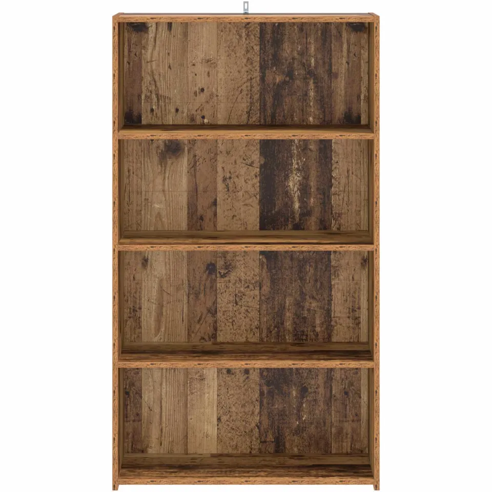 vidaXL Hoge kast Oud hout 70 x 41 x 124 cm Bewerkt hout bruin, foto 4
