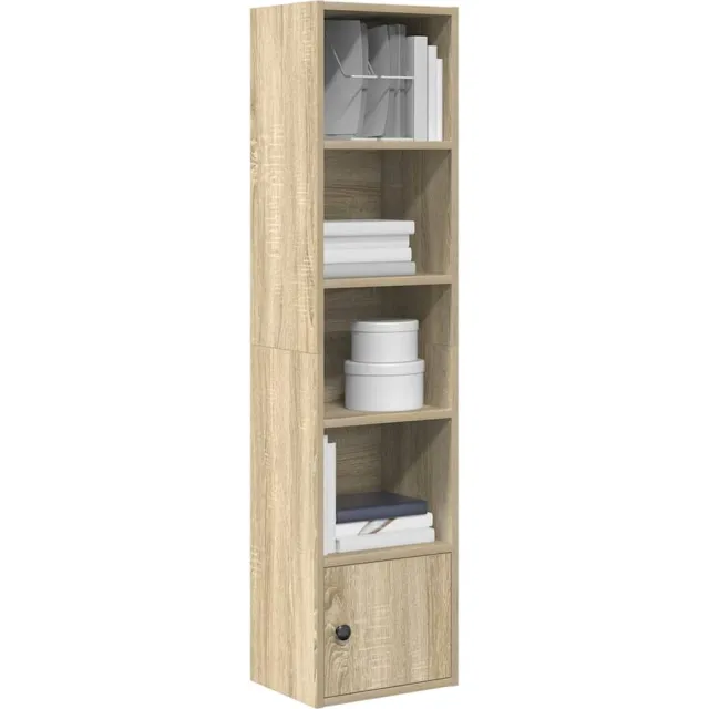 vidaXL Boekenkast 31x24x127 cm bewerkt hout sonoma eikenkleurig Bruin