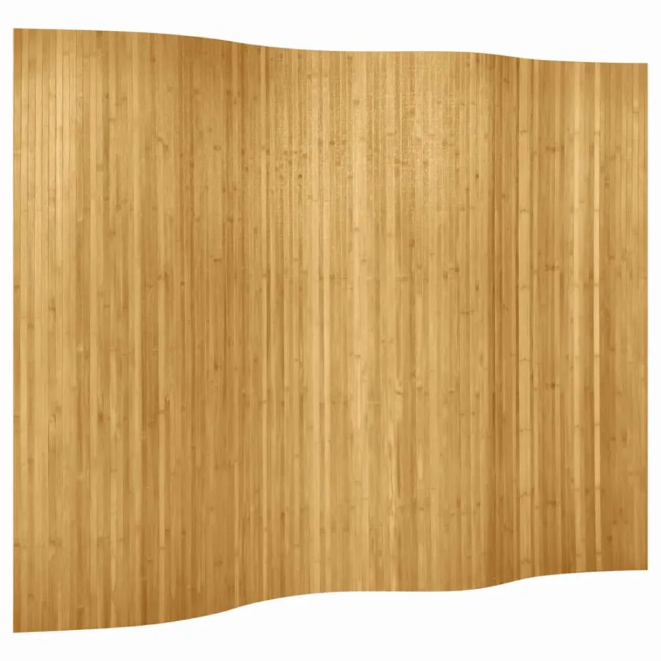 vidaXL Kamerscherm breedte 250 cm hoogte 165 cm bamboe natuurlijk Bruin