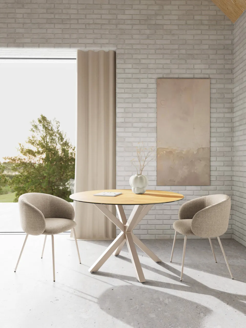 Wehkamp Home eetkamertafel Ricci naturel, foto 2