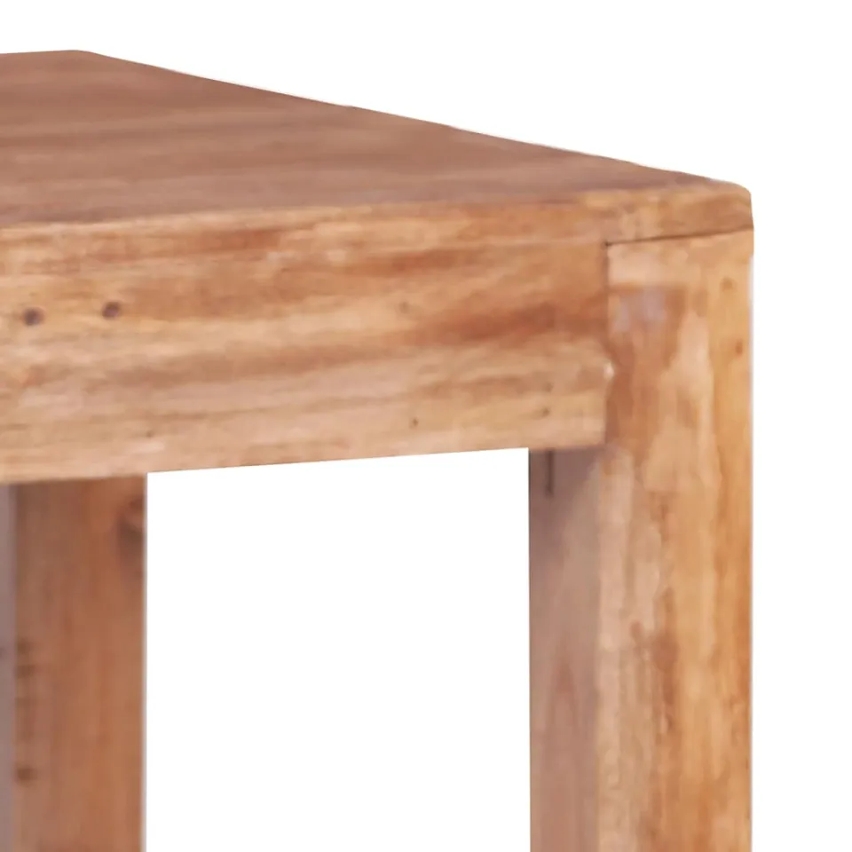 vidaXL Salontafel 53x50x50 cm massief mahoniehout bruin, foto 3