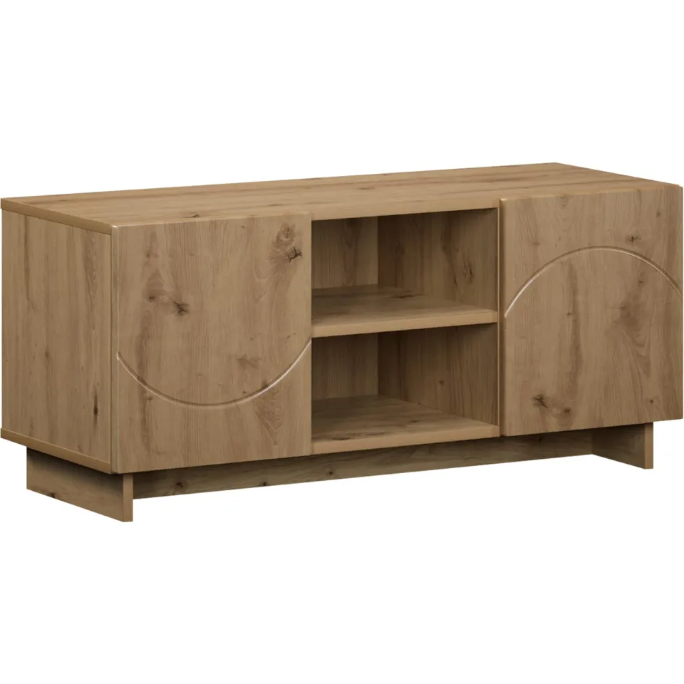 vidaXL TV-standaard 90 x 34,5 x 40 cm Artisanaal eiken Bewerkt hout, foto 3