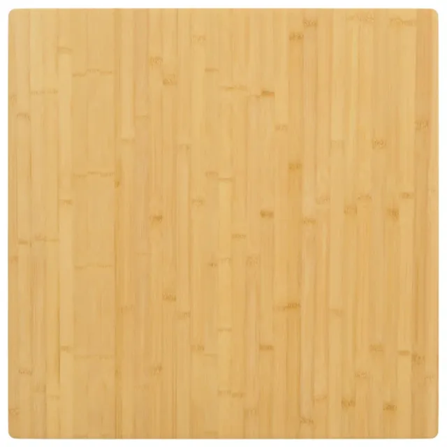 vidaXL Tafelblad 80x80x2,5 cm bamboe bruin, foto 2