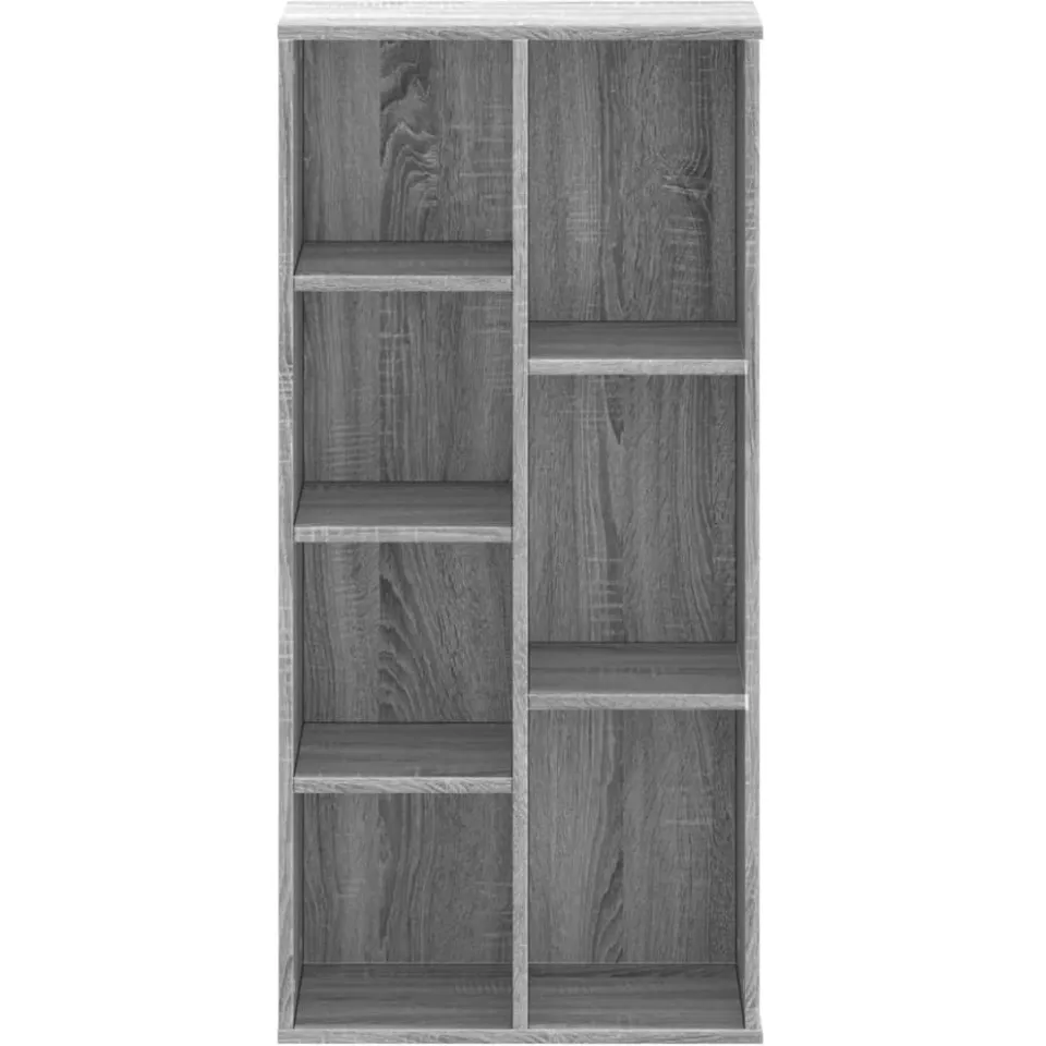 vidaXL Boekenkast 50x25x105 cm bewerkt hout grijs sonoma eikenkleurig, foto 3