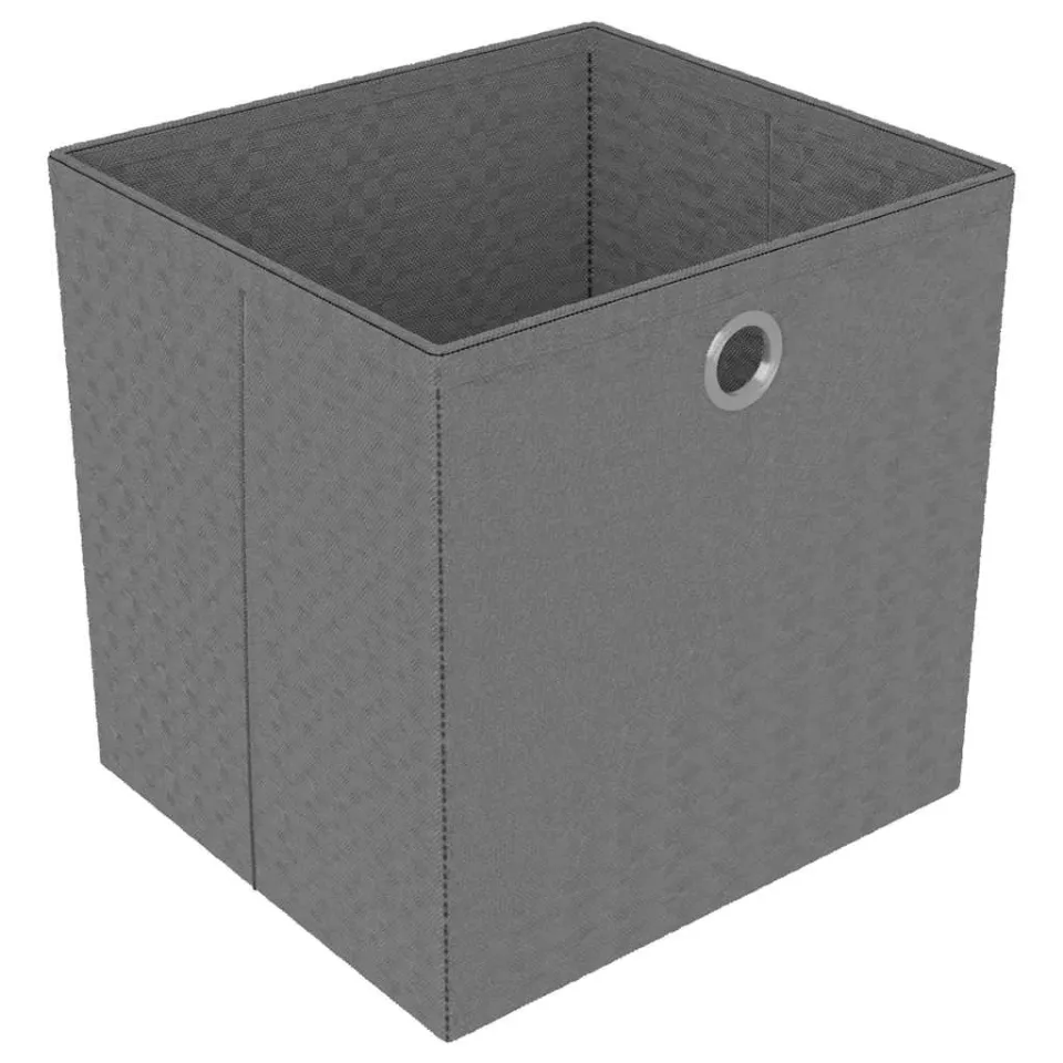 vidaXL Kast met 9 vakken met boxen 103x30x107,5 cm stof grijs, foto 3