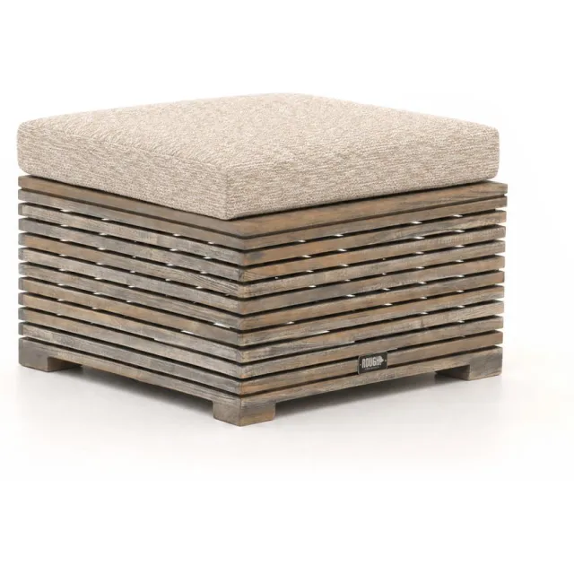 ROUGH Furniture ROUGH-C lounge voetenbank 60x60cm taupe