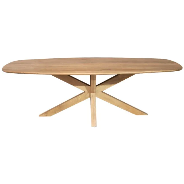 Starfurn Eettafel Nina - Bruin - 110x240x76 cm