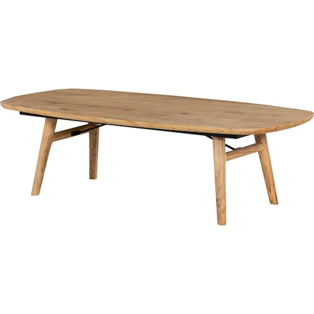 Tower Living Aura Coffee table Danish oval 140x70x40 - nature Naturel