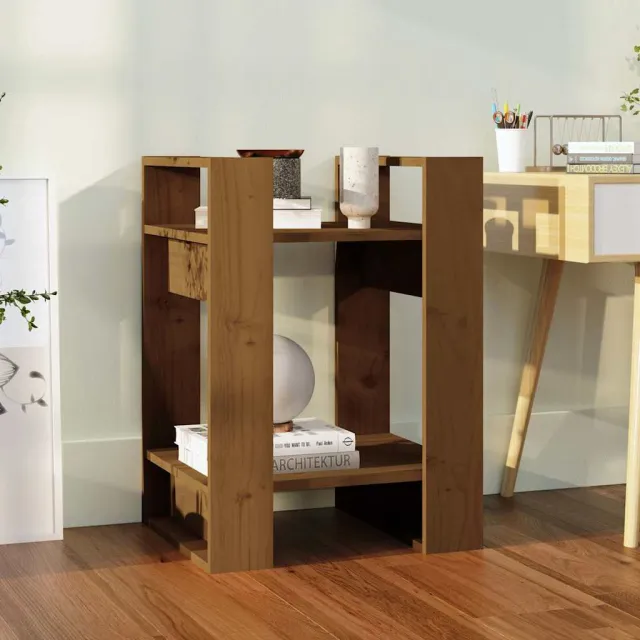 vidaXL Boekenkast/kamerscherm 41x35x57 cm grenenhout honingbruin bruin, foto 2