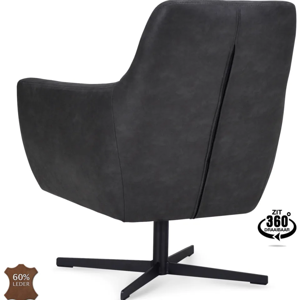 Wehkamp Home Fauteuil Harry Anthracite