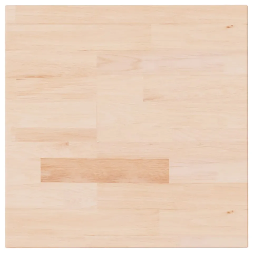 vidaXL Tafelblad vierkant 40x40x4 cm onbehandeld massief eikenhout, foto 2