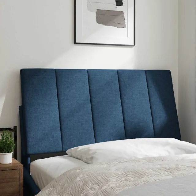 vidaXL Hoofdbordkussen "Hanko" 100 cm stof blauw